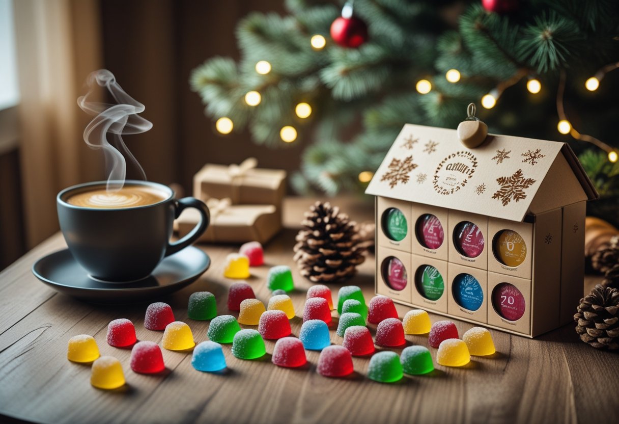Den perfekte kombination af vingummi og kaffe julekalender tilbud